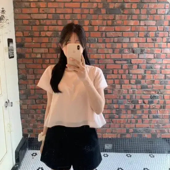 [BUNJANG] Laplaie Lily Blouse Pink (Sealed) / (미개봉새상품) 라플리에 릴리 블라우스 핑크