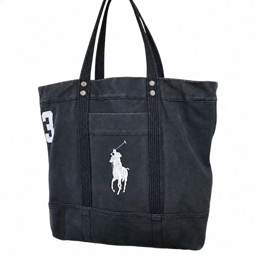 [BUNJANG] Ralph Lauren Polo Canvas Fading Tote Bag RRL / 랄프로렌 폴로 캔버스 페이딩 토트백 더블알엘 x