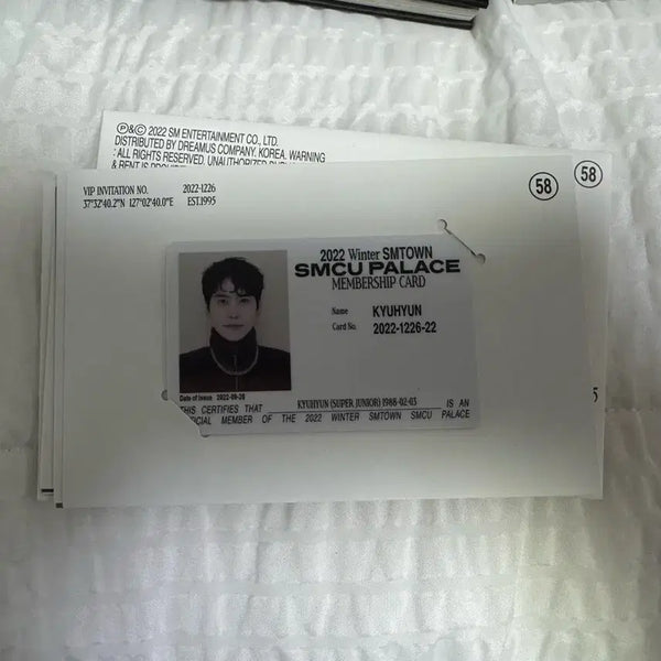 [BUNJANG] Super Junior Kyuhyun ID Card Photocard / 슈퍼주니어 규현 아이디 카드 양도