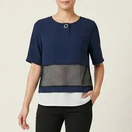 [BUNJANG] Yesses Short Sleeve Blouse / [55]예쎄 반팔 블라우스