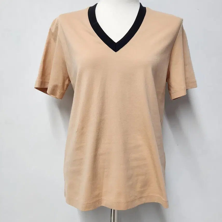 [BUNJANG] Tenshi Authentic Colorblock V-Neck Short Sleeve T-Shirt - Size S / Tenshi 정품 배색 브이넥 반팔 티셔츠 S