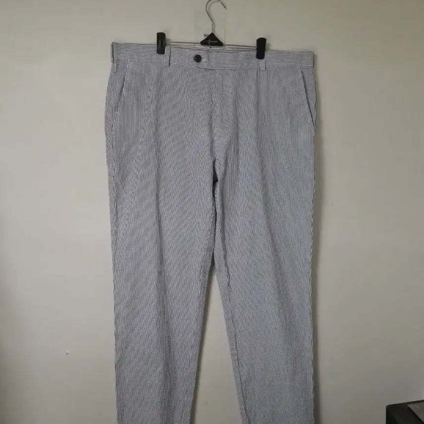 [BUNJANG] Brooks Brothers Cotton Seersucker Stripe Pants 38" / 브룩스 브라더스 코튼 시어서커 스트라이프 팬츠 38"