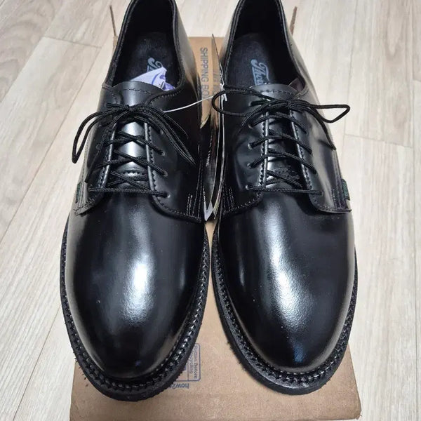 [BUNJANG] Thorogood Black Derby Shoes Postman / (260W)쏘로굿 블랙 더비 슈즈 포스트맨