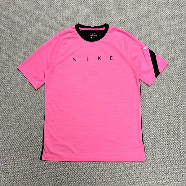 [BUNJANG] Nike Dri-FIT Mesh Short Sleeve T-Shirt XL / (XL)나이키 핑크x블랙 메쉬반팔티