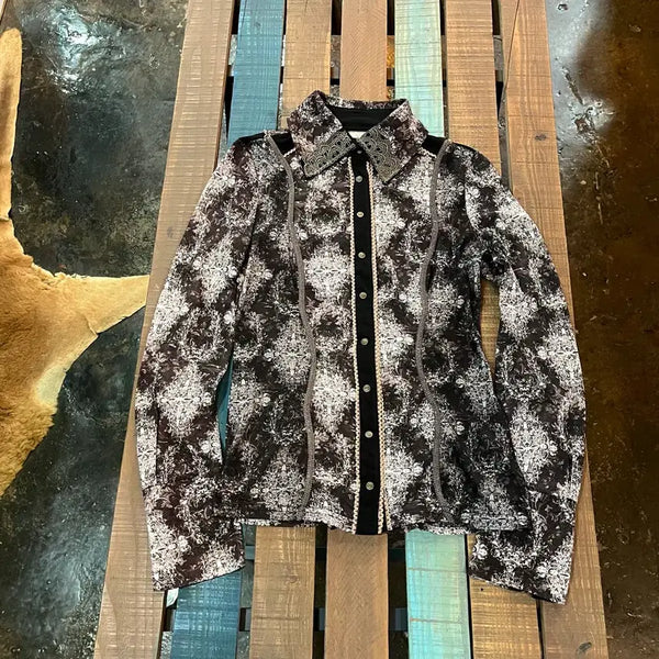 [BUNJANG] Ozz On Pattern Shirt / 로젠 카발리에 오즈온 ozz on 패턴 셔츠 일본 빈티지