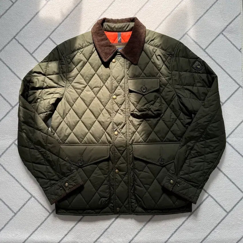 [BUNJANG] Polo Ralph Lauren Quilted Jacket Olive S / (A+급/S) 폴로 퀄팅 자켓 올리브