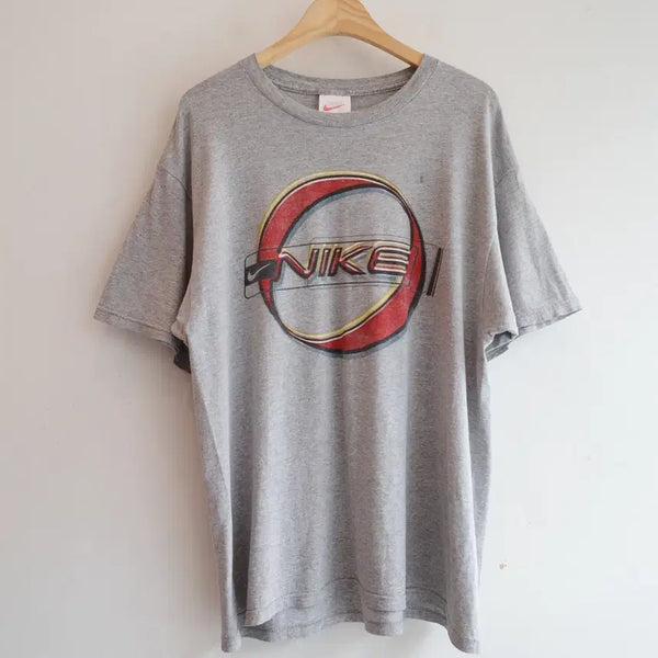 [BUNJANG] 90s Nike USA Made Cotton Blend Graphic T-Shirt / 90s NIKE 나이키 빈티지 티셔츠 (MADE IN USA)