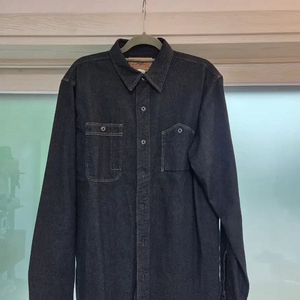 [BUNJANG] RRL Indigo Denim Workshirt M / RRL 인디고 데님 워크셔츠 M