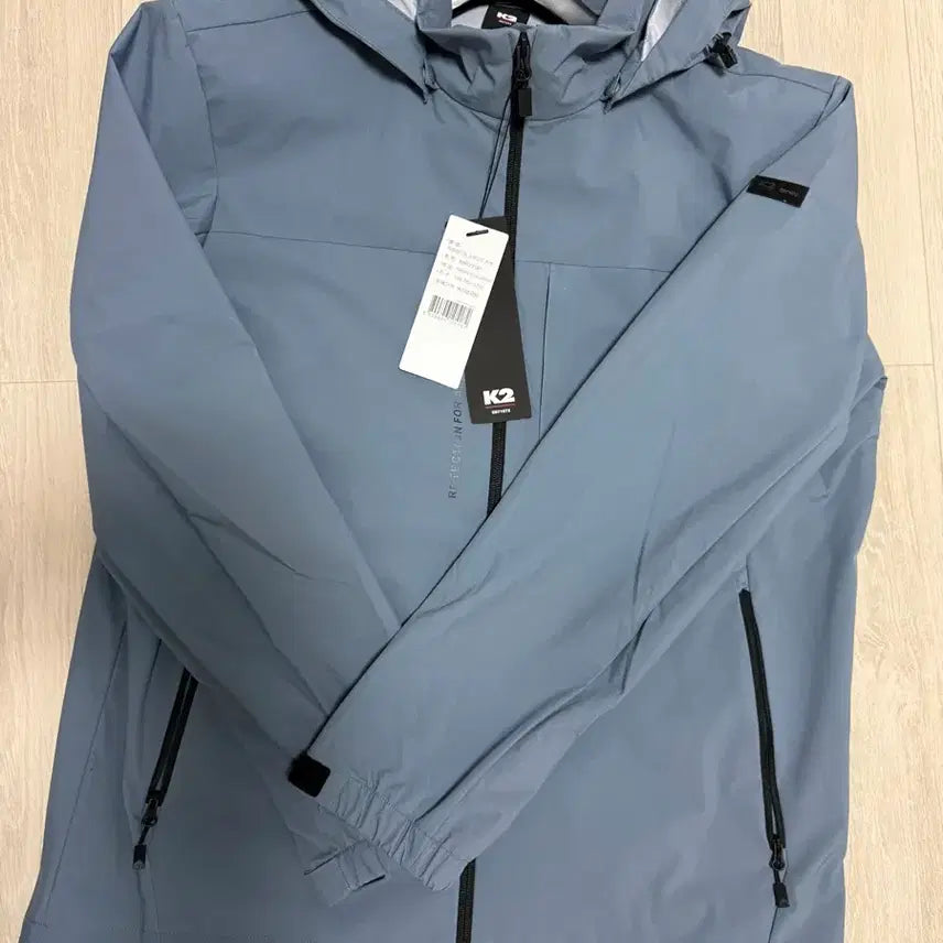 [BUNJANG] K2 Boost 3L Standard Jacket Smoke D/Blue (Size 105) / K2 바람막이 자켓 새상품 105