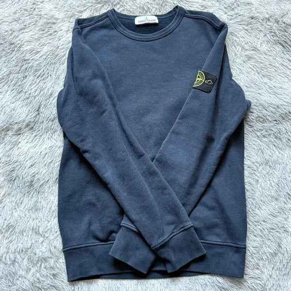 [BUNJANG] Stone Island Navy Sweatshirt / 스톤아일랜드 네이비 맨투맨