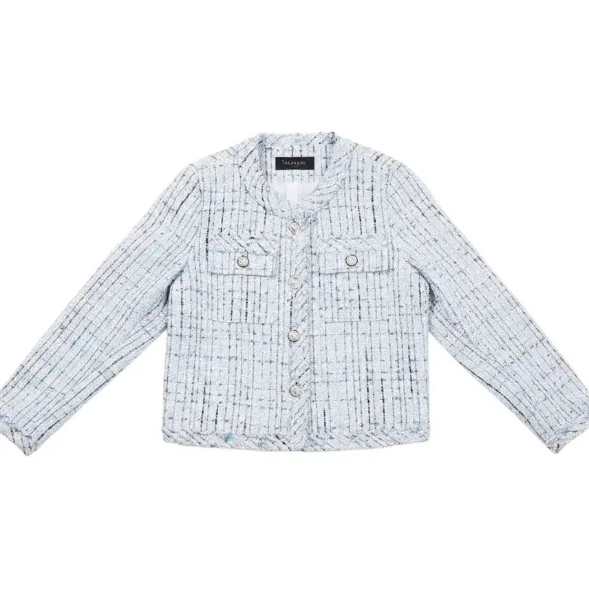 [BUNJANG] HAYLYNN Tweed Suit Jacket BL / 여성F/ HAYLYNN 트위드 정장 자켓 BL 35-161