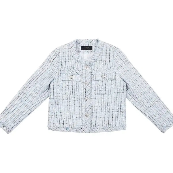 [BUNJANG] HAYLYNN Tweed Suit Jacket BL / 여성F/ HAYLYNN 트위드 정장 자켓 BL 35-161