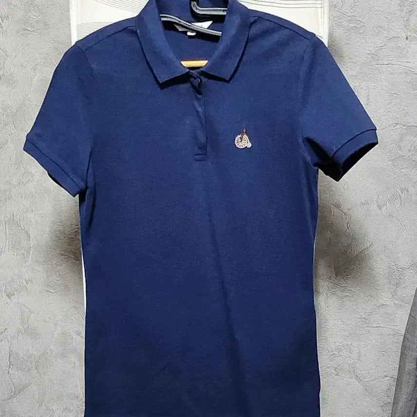[BUNJANG] Beanpole Navy Women's Short-Sleeve Polo T-shirt / 빈폴 네이비 여성 반팔 폴로티
