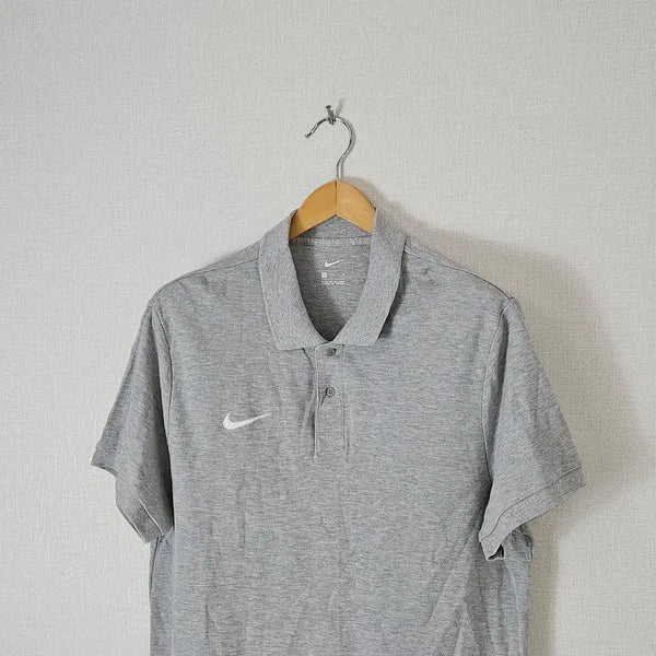 [BUNJANG] Nike NSW Swoosh Polo T-Shirt Grey XL / 나이키 NSW 스우시 폴로 반팔 카라티 피케티 그레이 XL 110