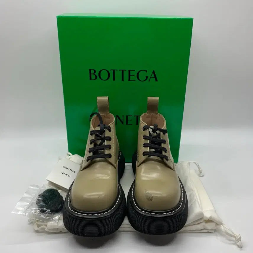 [BUNJANG] Bottega Veneta Bounce Leather Boots Size 37 / 267001632 보테가 베네타 바운스 레더 부츠 37사이즈