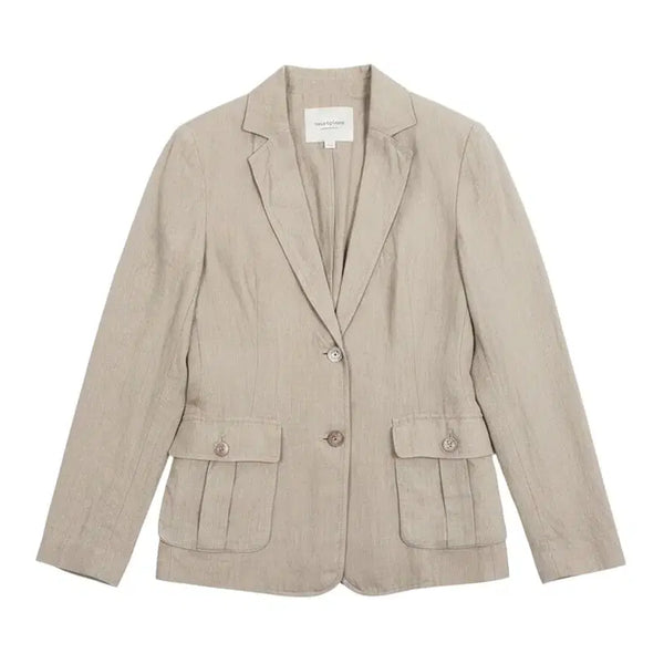 [BUNJANG] JIGOTT Herringbone Basic Pocket Jacket (Women's Size 55) / 여성55 / 지고트 헤링본 베이직 포켓자켓BG 34-8