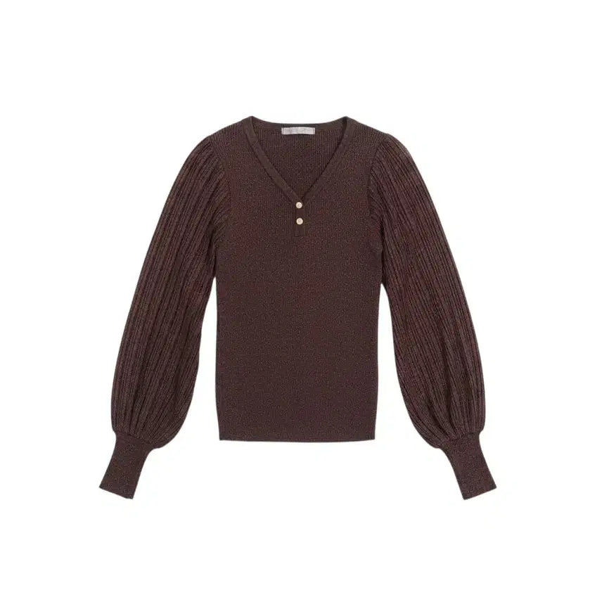[BUNJANG] Reni & McCoy Short Single Layer Knit BR Size S / 여성S / 르니앤맥코이 숏 홑겹니트BR 34-9