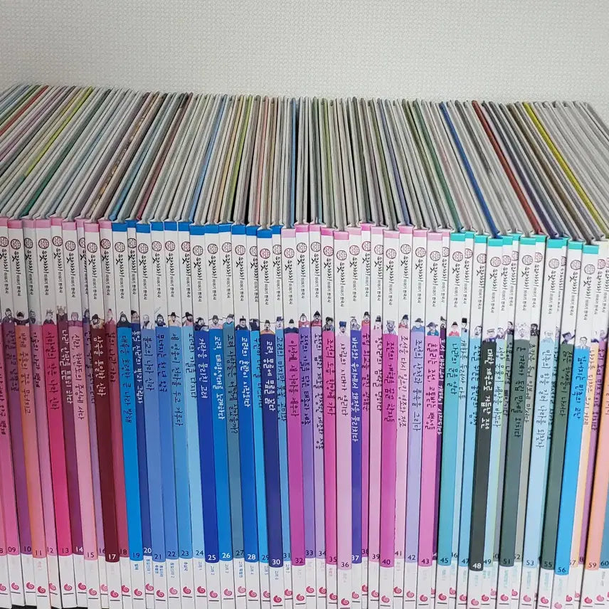 [BUNJANG] Great Books Eura Cha Cha Story Korean History Complete Set (70 Volumes) / 그레이트북스 으랏차차이야기 한국사 70권