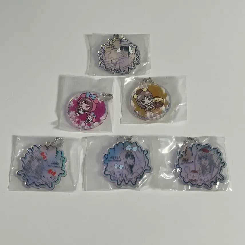 [BUNJANG] Junji Ito x Sanrio Acrylic Keychain / 이토준지 산리오 아크릴 키링