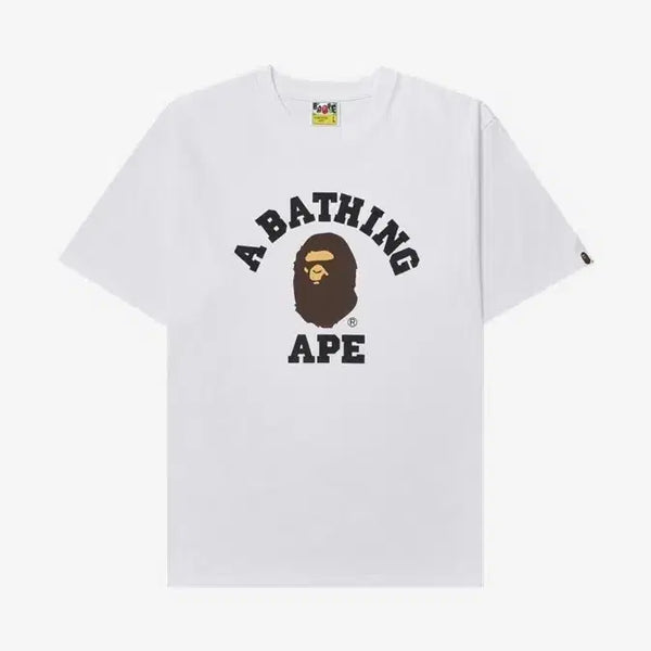 [BUNJANG] BAPE College Short Sleeve T-Shirt / 베이프  반팔 티셔츠