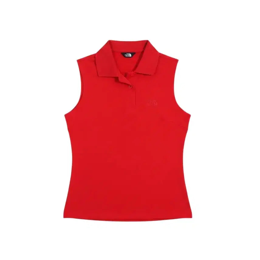 [BUNJANG] The North Face Women's Sleeveless T-shirt / 여성85 / 노스페이스 기능성 카라넥 민소매티RD 34-15