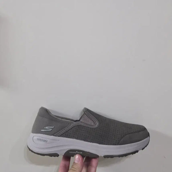 [BUNJANG] Skechers Go Walk 7 Outdoor Slip-On Sneakers (Khaki) / [250] 스케쳐스 고워크7 아웃도어 슬립온 카키ㅡ단종매물,최저가