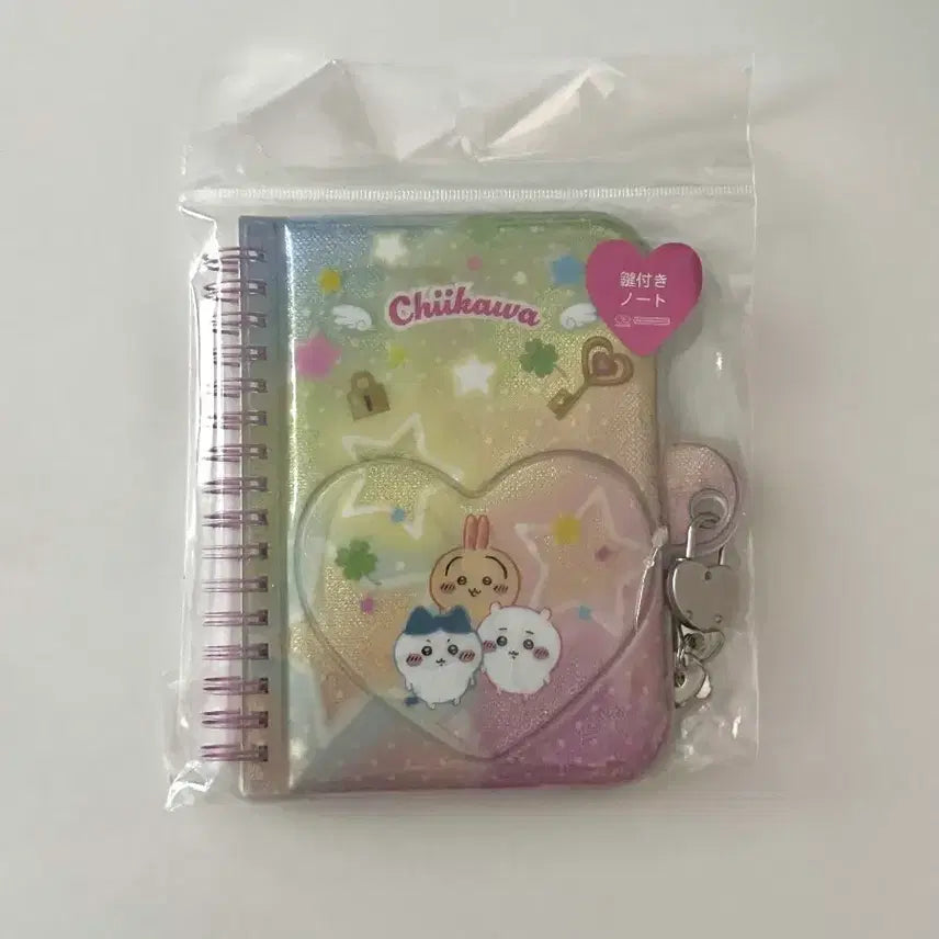 [BUNJANG] Chiikawa Secret Diary with Lock and Key / 치이카와 열쇠 비밀 다이어리 일본정품 먼작귀 우사기 하치와레