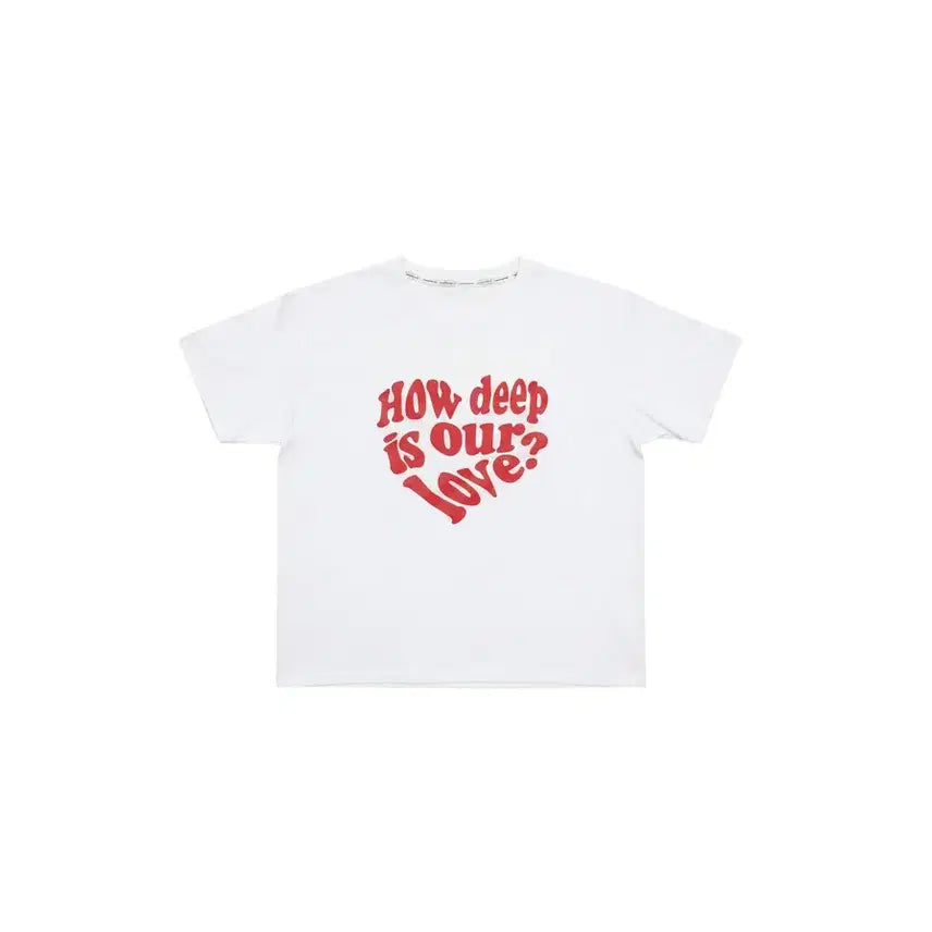 [BUNJANG] Love Is True Women's Short Sleeve T-Shirt / 여성F / 러브이즈트루 숏 반팔티셔츠WT 34-18