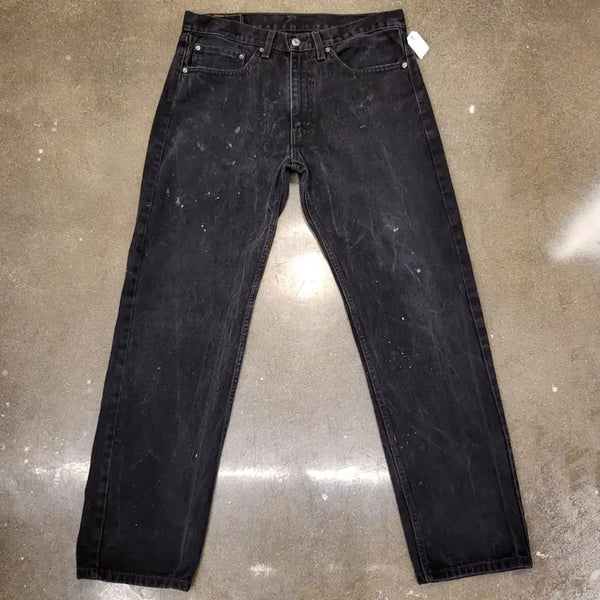 [BUNJANG] Vintage Levi's 505 Black Denim Jeans / 미국빈티지 리바이스505 블랙진 데님팬츠 청바지
