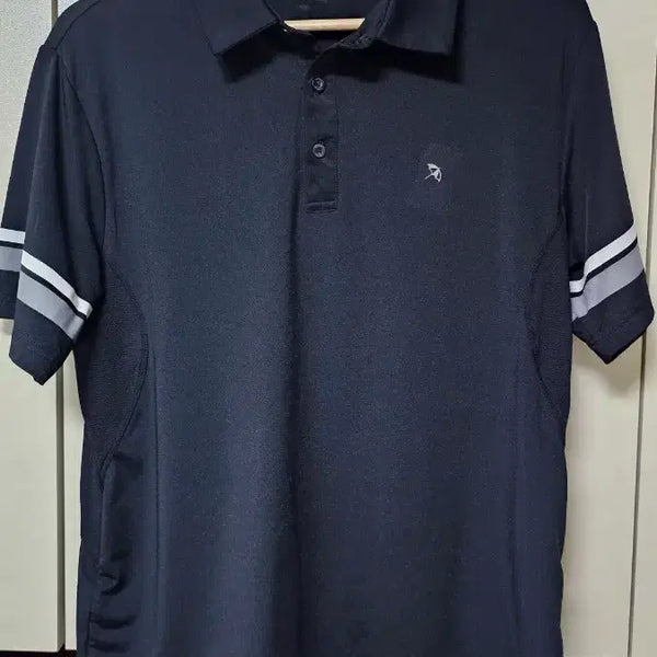 [BUNJANG] Arnold Palmer Black Functional Short Sleeve Polo Shirt 100 / 아놀드파마 검정색 기능성 반팔 폴로티 100