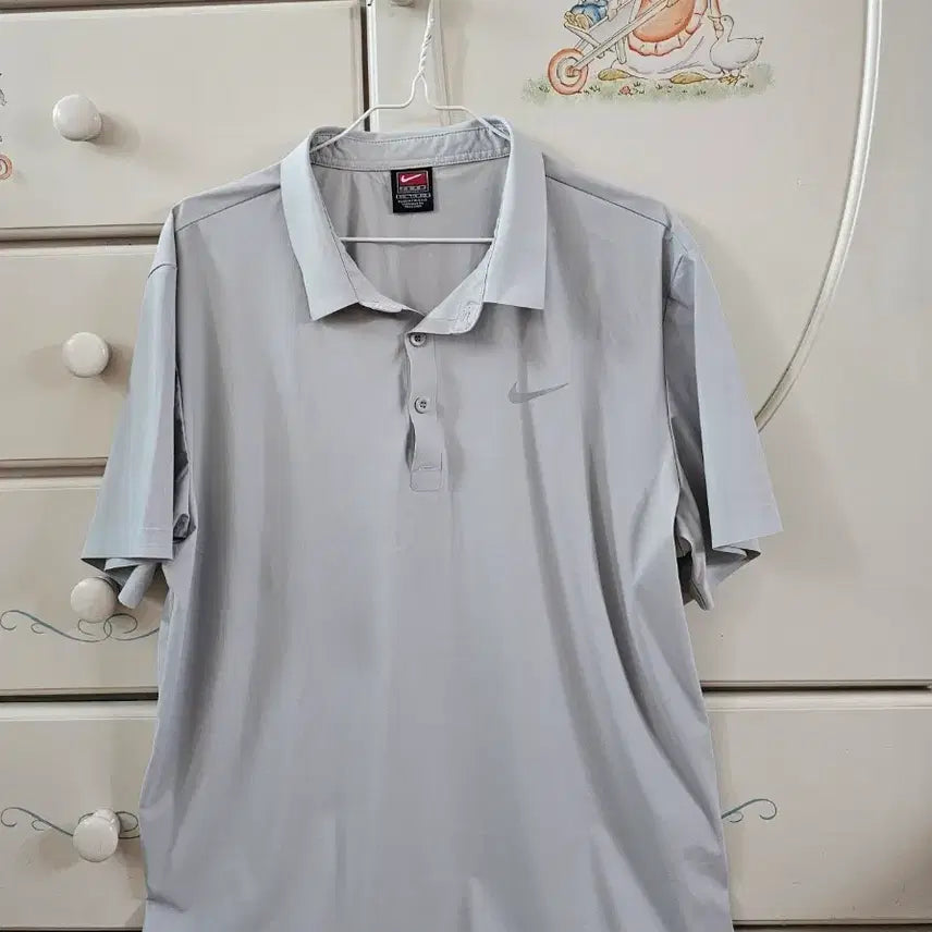 [BUNJANG] Nike Men's Cooling Polo T-Shirt - Cool Grey (XXL) / 나이키 남성 쿨링 폴로티셔츠 XXL(105-110)