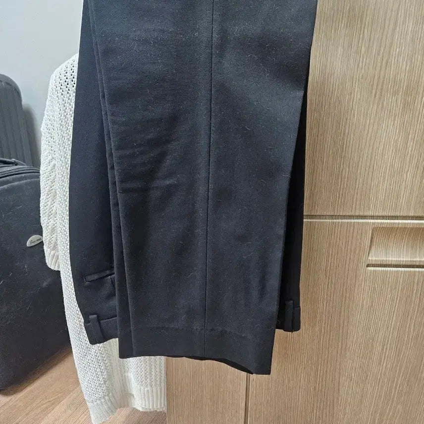 [BUNJANG] Mü Standard Semi Wide Fit Pants (Black, Grey) / 무탠다드 세미 와이드핏 블랙, 그레이 팬츠