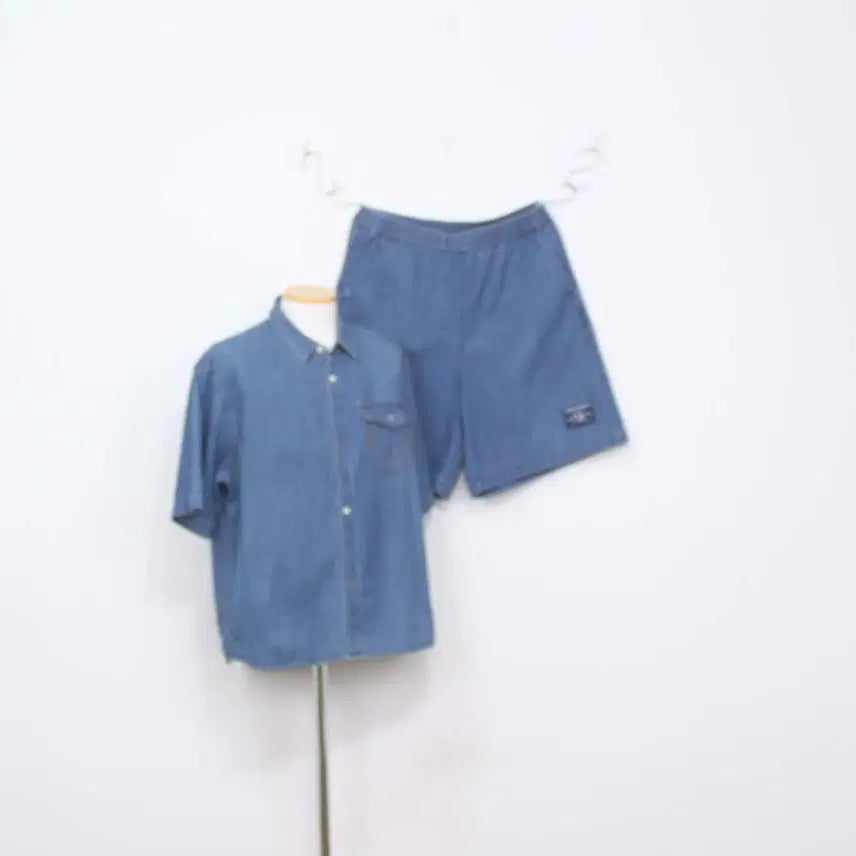 [BUNJANG] True Religion Men's Casual Denim Set (Top + Bottom) - Latest 2025 Summer Line - Size L / [정품]트루릴리젼 남성 캐주얼 데님 세트 2025 최신상 L 정인샵