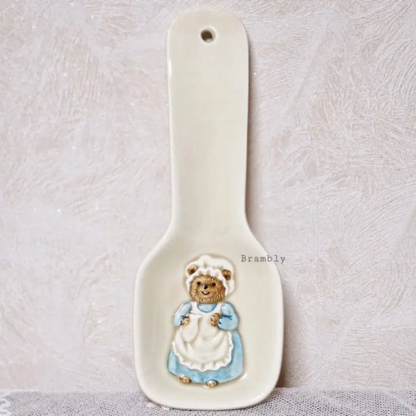 [BUNJANG] Otagiri Teddy Bear Spoon Rest Vintage Kitchen Decor / 오타기리 스푼 레스트 빈티지소품 장식 테디베어 곰돌이 키친 인테리어 그릇