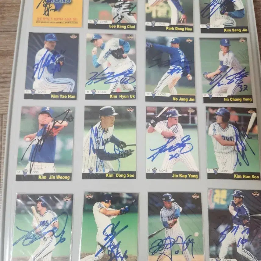 [BUNJANG] Samsung Lions 2000 Teleca Card Full Set / 2000년 삼성라이온즈 테레카 카드