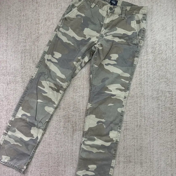 [BUNJANG] GAP Khakis Women's Camo Pants Regular Fit / GAP 카키스 여성 카모 바지 레귤러핏