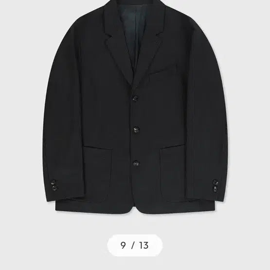 [BUNJANG] Bellier BA11 Regular Fit Charcoal Grey Jacket / 벨리에 BA11 레귤러핏 차콜 그레이 자켓