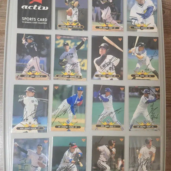 [BUNJANG] 1999 Activ Baseball Card Full Set / 1999년 activ 야구카드