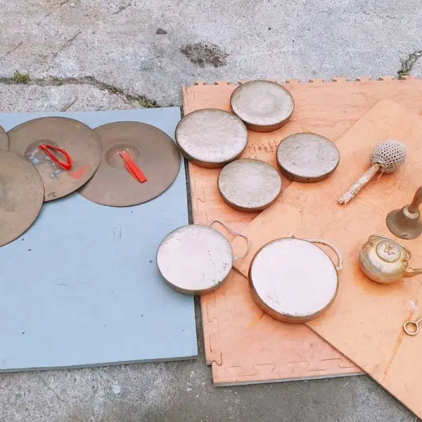 [BUNJANG] Brass Cymbals, Kkwaenggwari, Bell, Auction Bell / 방짜 심벌즈 꽹가리 방울종 경매종
