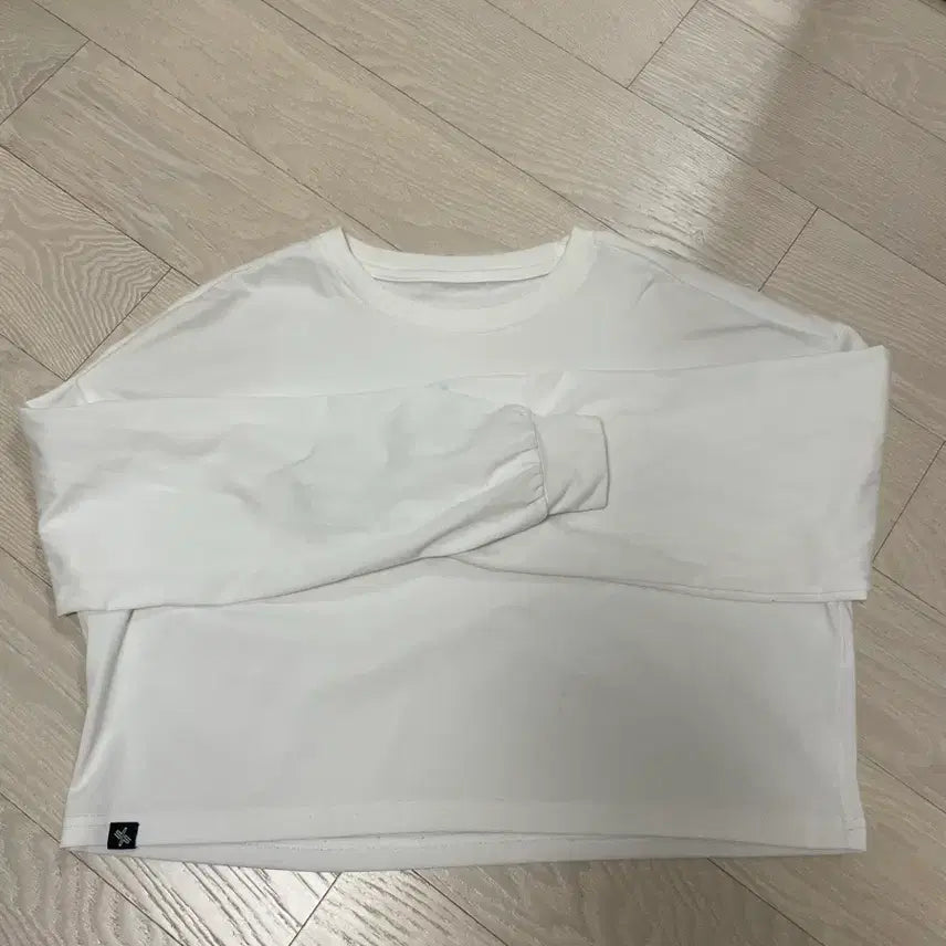 [BUNJANG] XEXYMIX Long Sleeve T-Shirt White M / XEXYMIX 젝시믹스 롱슬리브 티셔츠 화이트