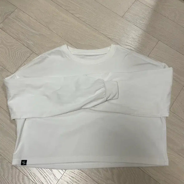 [BUNJANG] XEXYMIX Long Sleeve T-Shirt White M / XEXYMIX 젝시믹스 롱슬리브 티셔츠 화이트