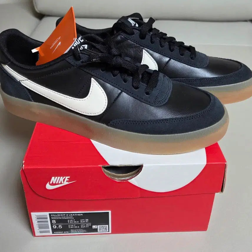 [BUNJANG] Nike Killshot 2 Leather Black Sneakers (260mm) / 나이키 운동화 킬샷2 레더 블랙 260mm