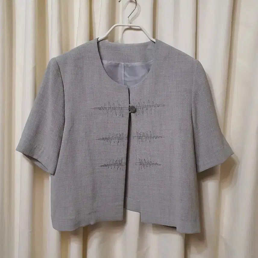 [BUNJANG] Sheer Blouse Jacket (Made in Japan) / 시스루 블라우스 겸 자켓(MADE IN JAPAN)