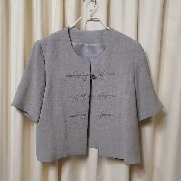 [BUNJANG] Sheer Blouse Jacket (Made in Japan) / 시스루 블라우스 겸 자켓(MADE IN JAPAN)