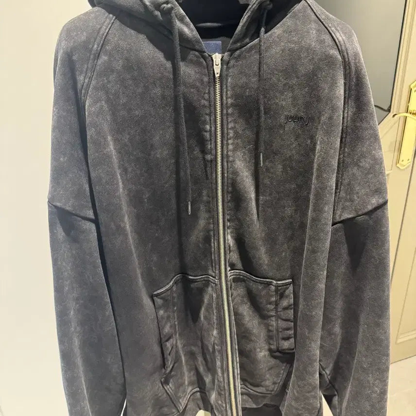 [BUNJANG] JUUN.J Broken Garment Dyeing Hood Zip-up XL / 준지 브로큰 가먼트다잉 후드집업 XL