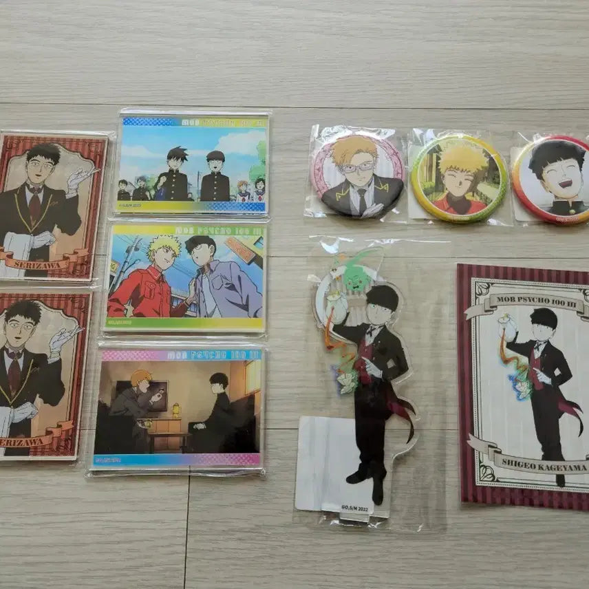 [BUNJANG] Mob Psycho 100 DMM Scratch Kuji Bundle Set / 모브사이코 dmm 스크래치 쿠지 일괄