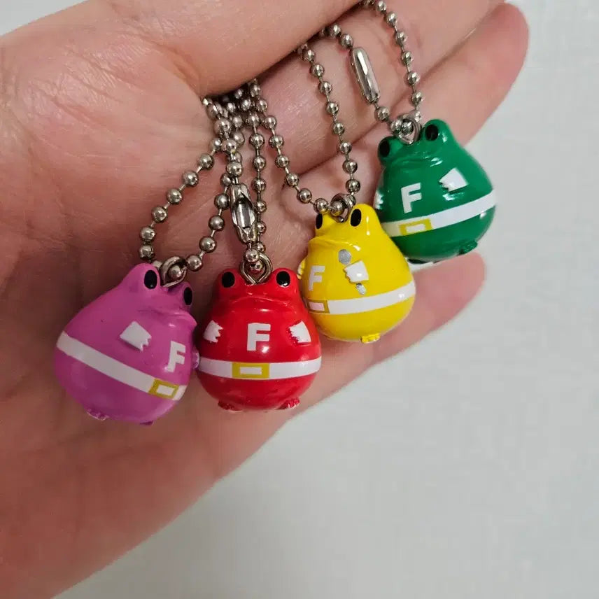 [BUNJANG] Frog Style Power Rangers Keychain Set / 프로그스타일 파워레인저 키링 세트 고전 가챠
