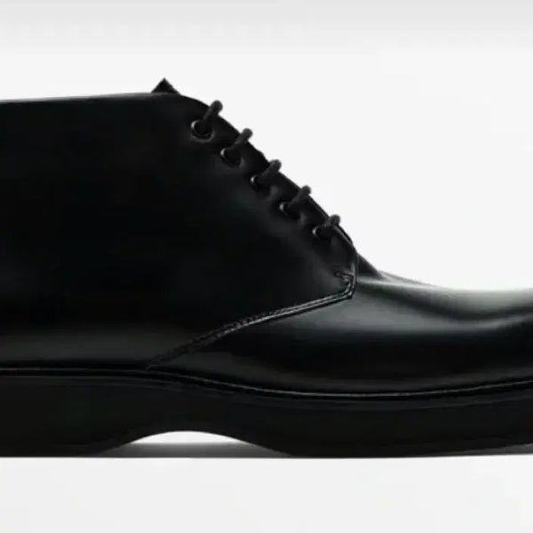 [BUNJANG] Massimo Dutti Derby Chukka Boots Black 260mm / 마시모뚜띠 더비 츄카 부츠