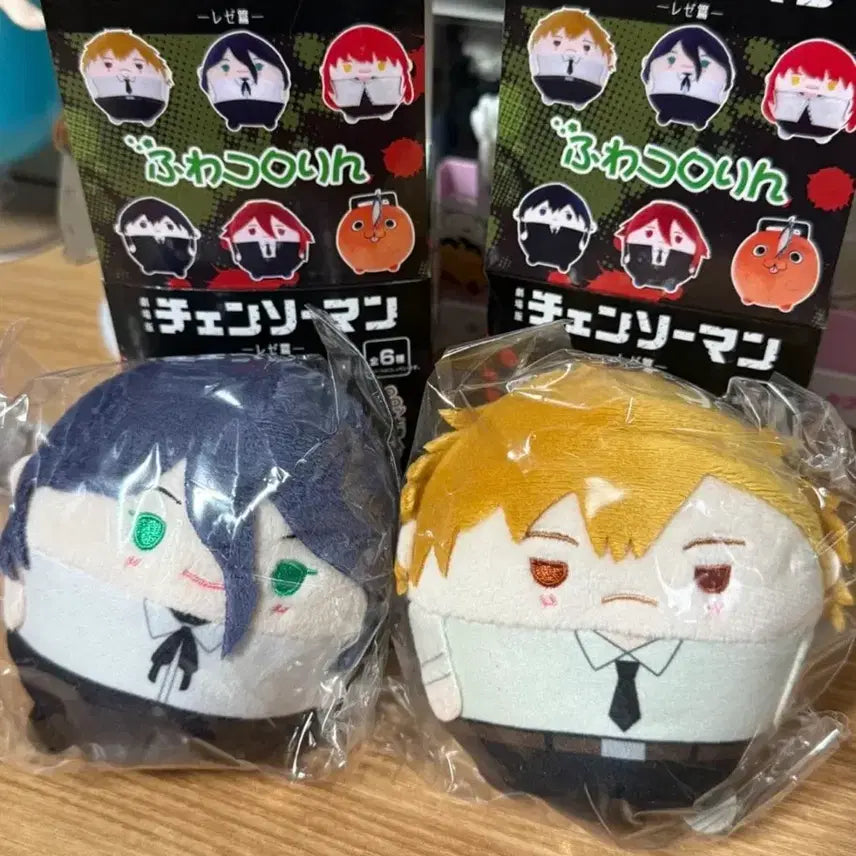 [BUNJANG] Chainsaw Man Fuwakororin Leji & Denji Bundle Set / 체인소맨 후와코로링 레제&덴지 일괄