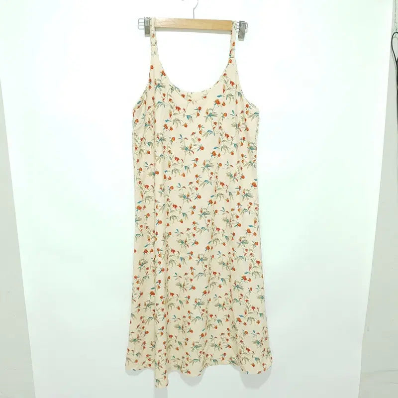 [BUNJANG] Flower Corduroy Bustier Dress / 플라워 코듀로이 뷔스티에 원피스 F_M0862